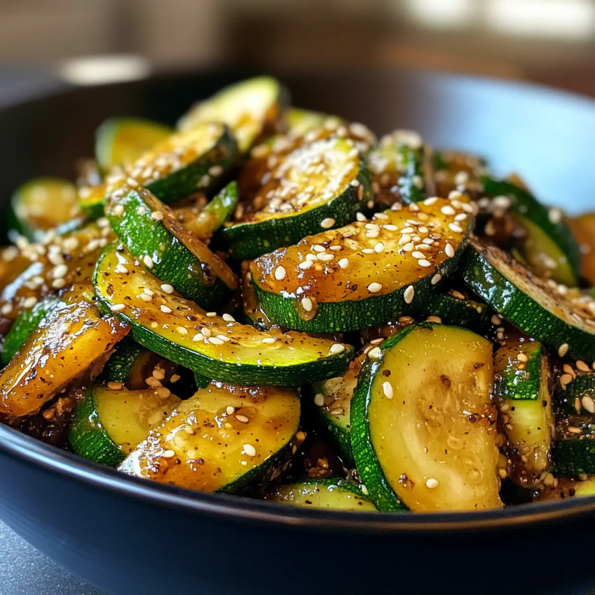 Tasty Asian Zucchini Side