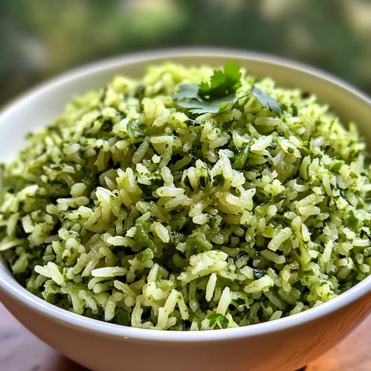 Arroz Verde (Green Rice Recipe)