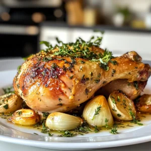 Oven-Roasted French Garlic Chicken