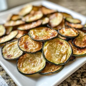 Salt and Vinegar Zucchini Chips