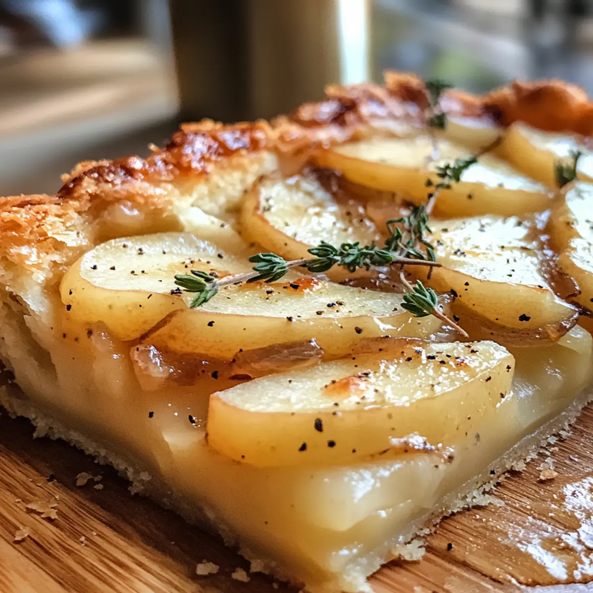 Savory Apple Thyme Tart