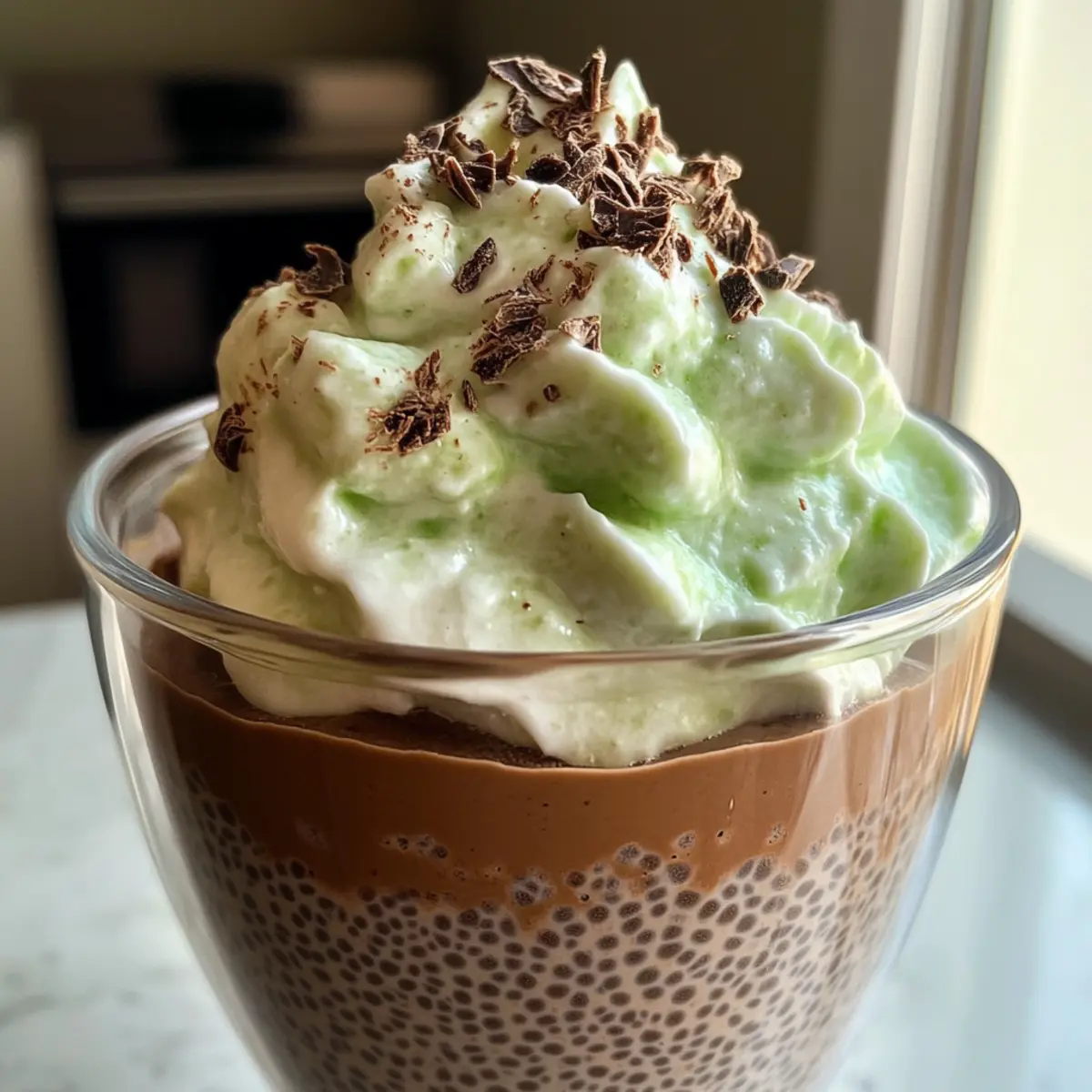 Mint Chocolate Chia Pudding