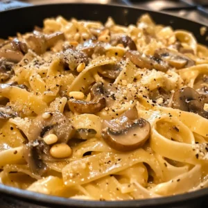 Caramelized Leek and Mushroom Gruyere Pasta