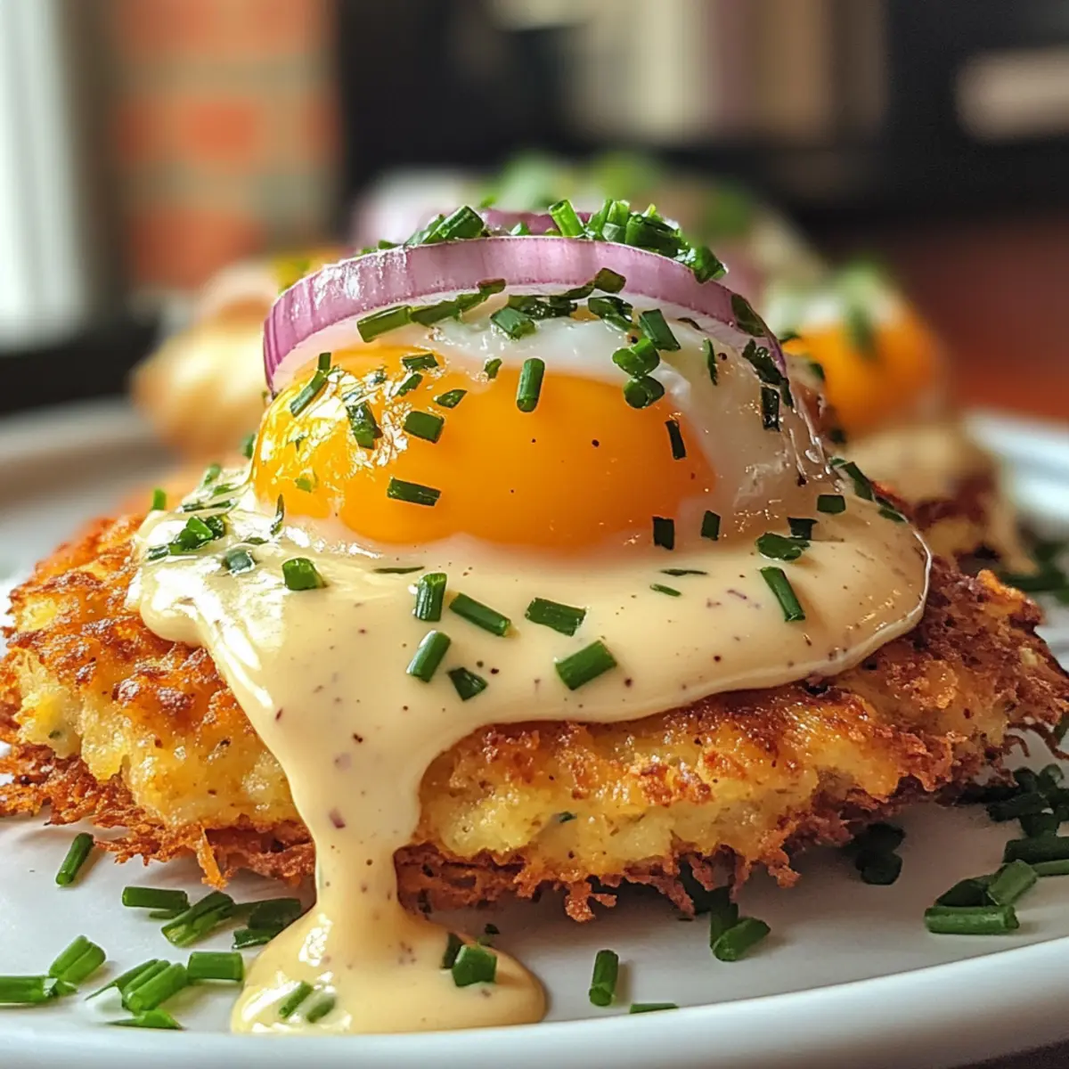 Latke Eggs Benedict