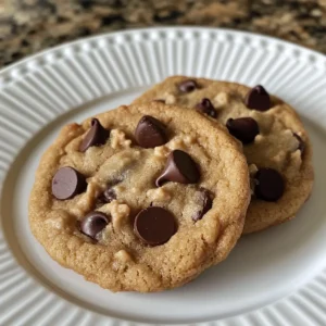 Peanut Butter Greek Yogurt Cookies with Soft Oatmeal Bites Inside