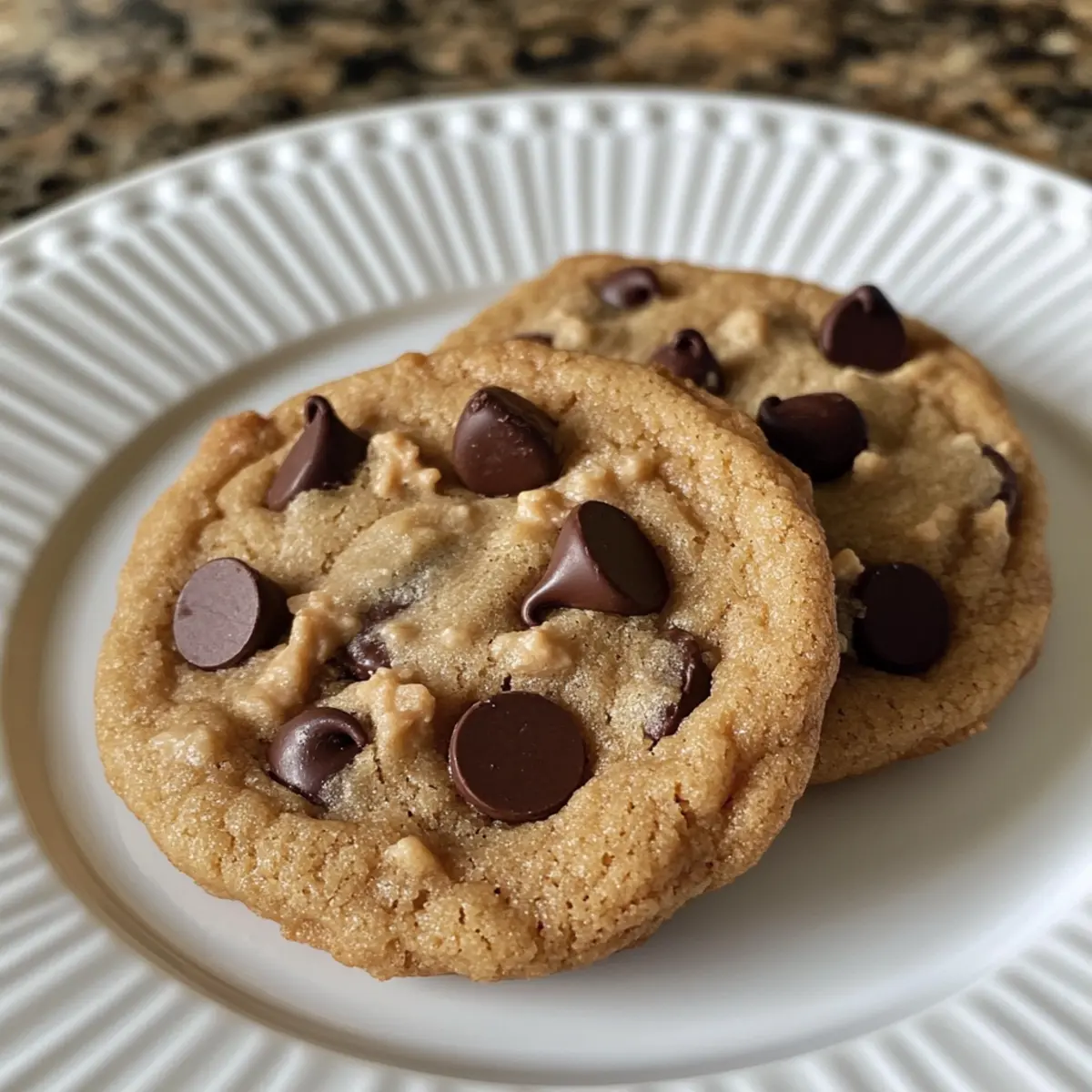 Peanut Butter Greek Yogurt Cookies with Soft Oatmeal Bites Inside