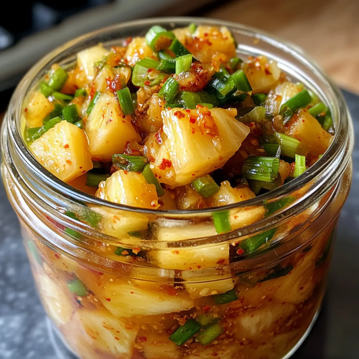 Fermented Pineapple Kimchi