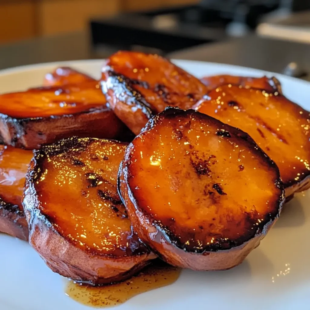 Miso Glazed Melting Sweet Potatoes