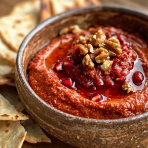 Roasted Red Pepper and Walnut Dip