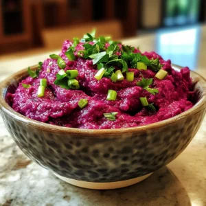 Beetroot Salad Dip With Greek Yogurt