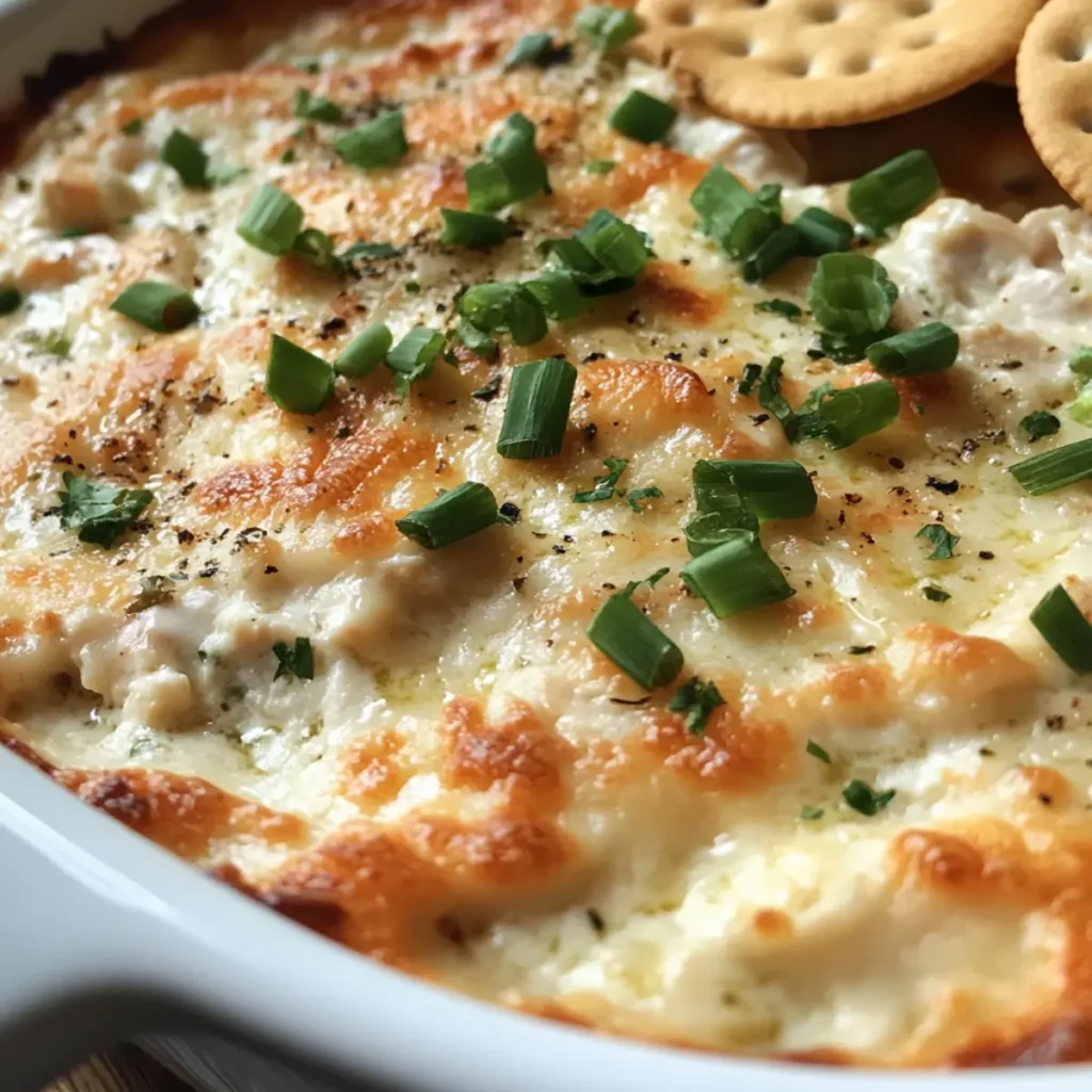 Creamy Chicken Caesar Dip