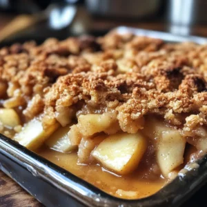 Biscoff Apple Crumble