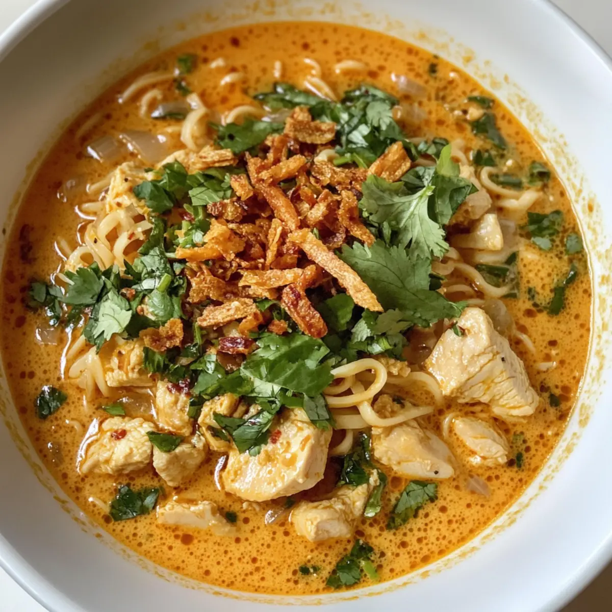Chicken Curry Noodle Soup