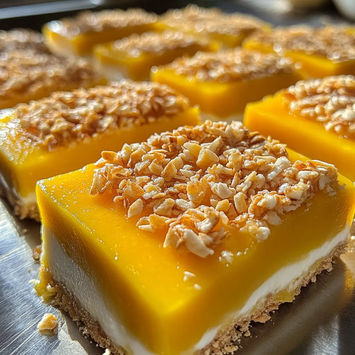 Cookie Coated Mango Lassi Frozen Yogurt Bars
