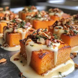 Sweet Potato Fondant with Smoked Almond Cream & Rosemary Oil