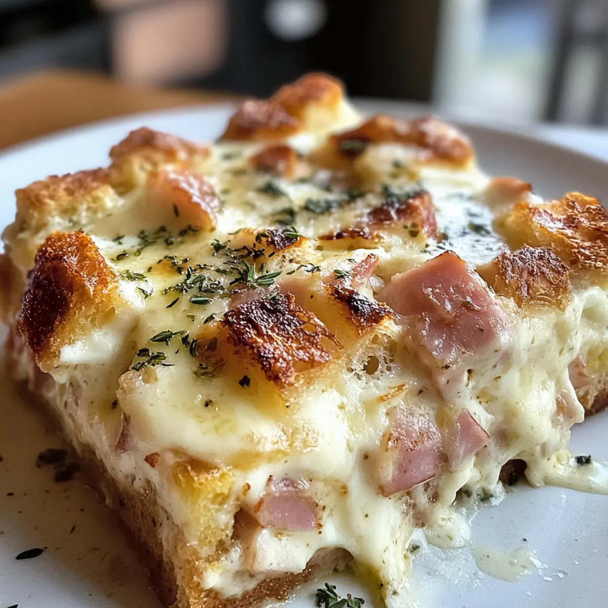 Croque Madame Breakfast Casserole