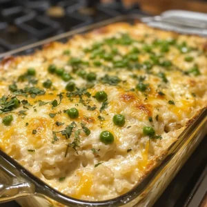 Chicken and Rice Queso Casserole
