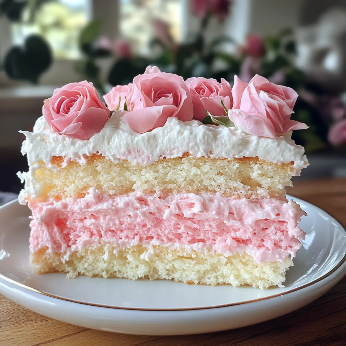 Rose Poke Cake