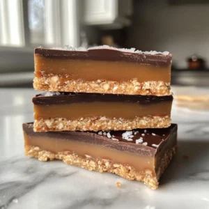 Healthy Twix Bars