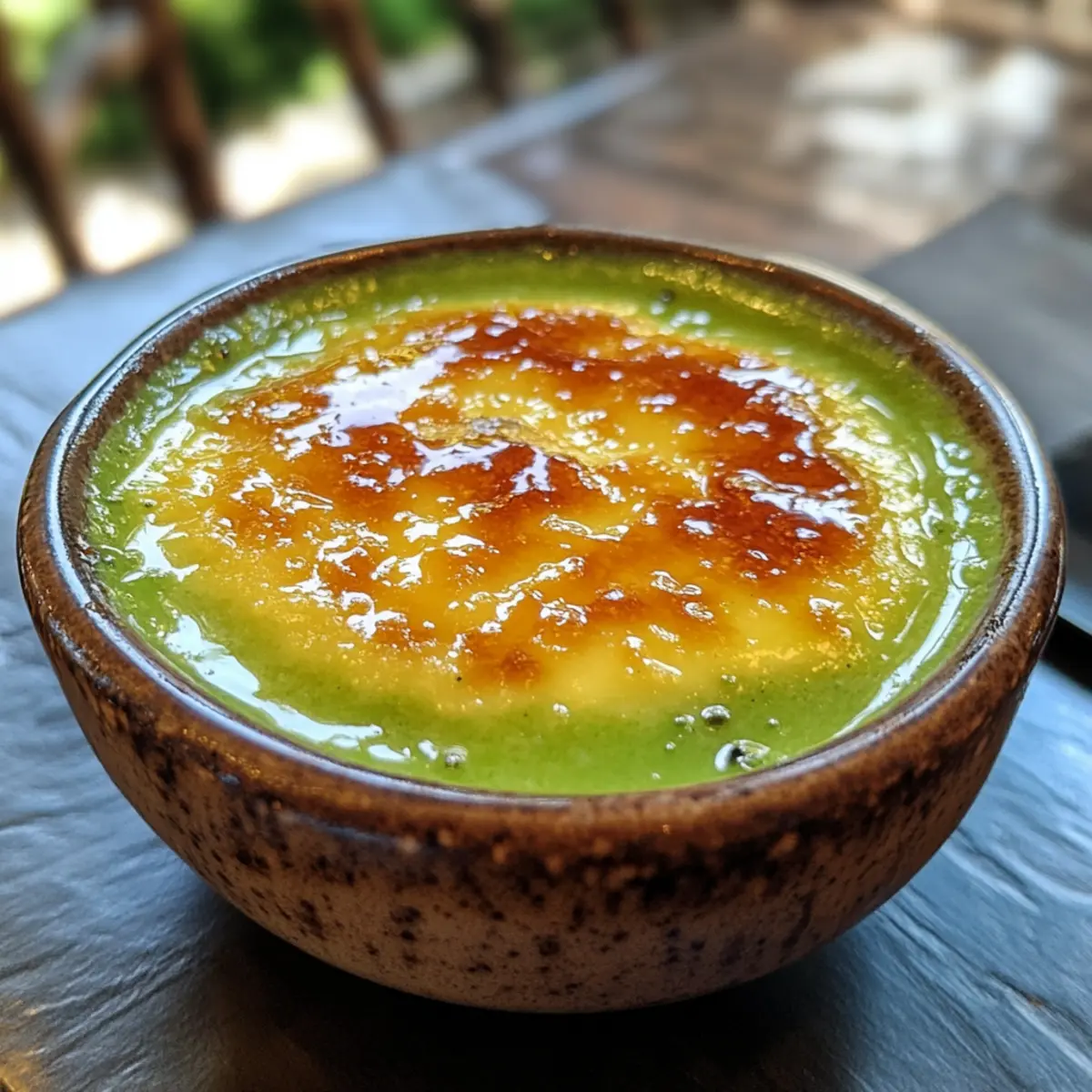 Pandan Creme Brulee