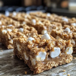 Peanut Butter Cornflake Marshmallow Bars