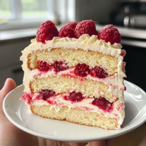 Almond Raspberry Cake