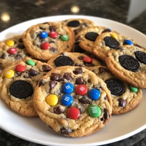 Valentine’s Day Oreo M&Ms Cookies