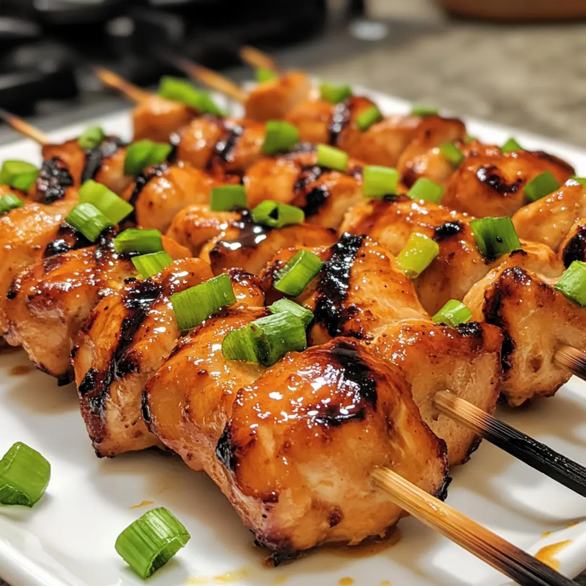 Korean Chicken Skewers