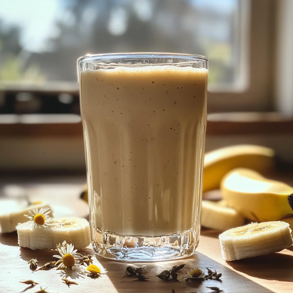 Banana Chamomile Tea Smoothie