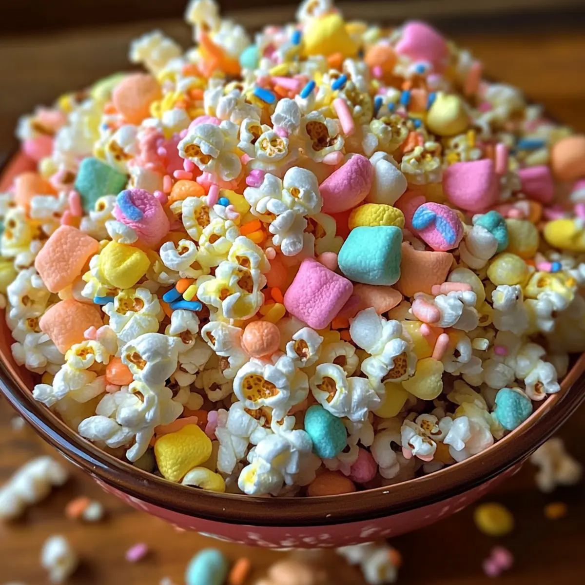 Unicorn Marshmallow Popcorn