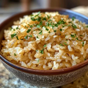 French Onion Butter Rice