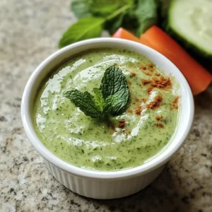 Indian Mint Yogurt Sauce