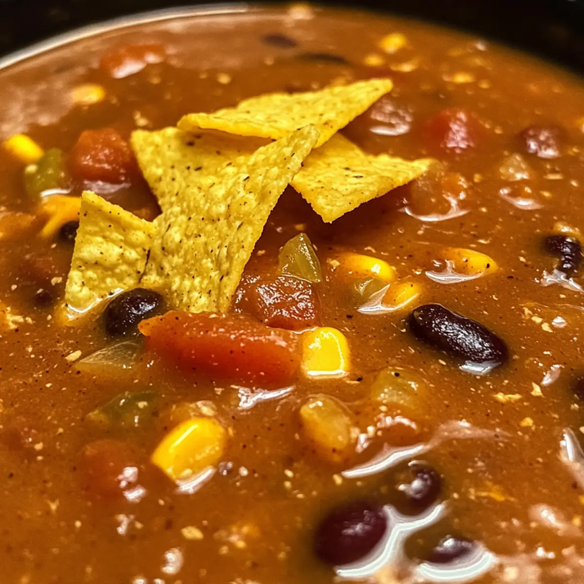 Black Bean Enchilada Soup