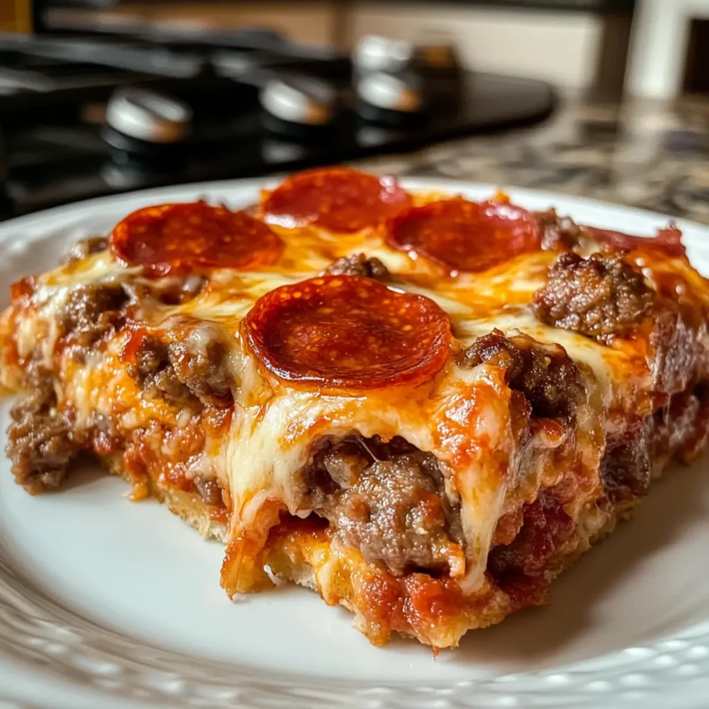 Low Carb Pizza Casserole