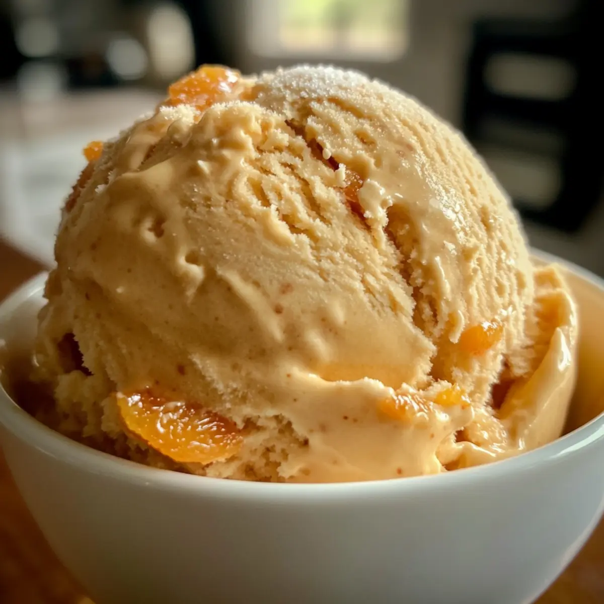 Brown Sugar Apricot Ice Cream
