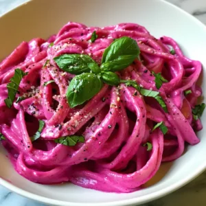 Healthy Vegan Pink Pasta