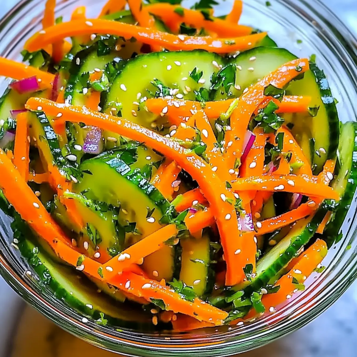 Carrot and Cucumber Salad