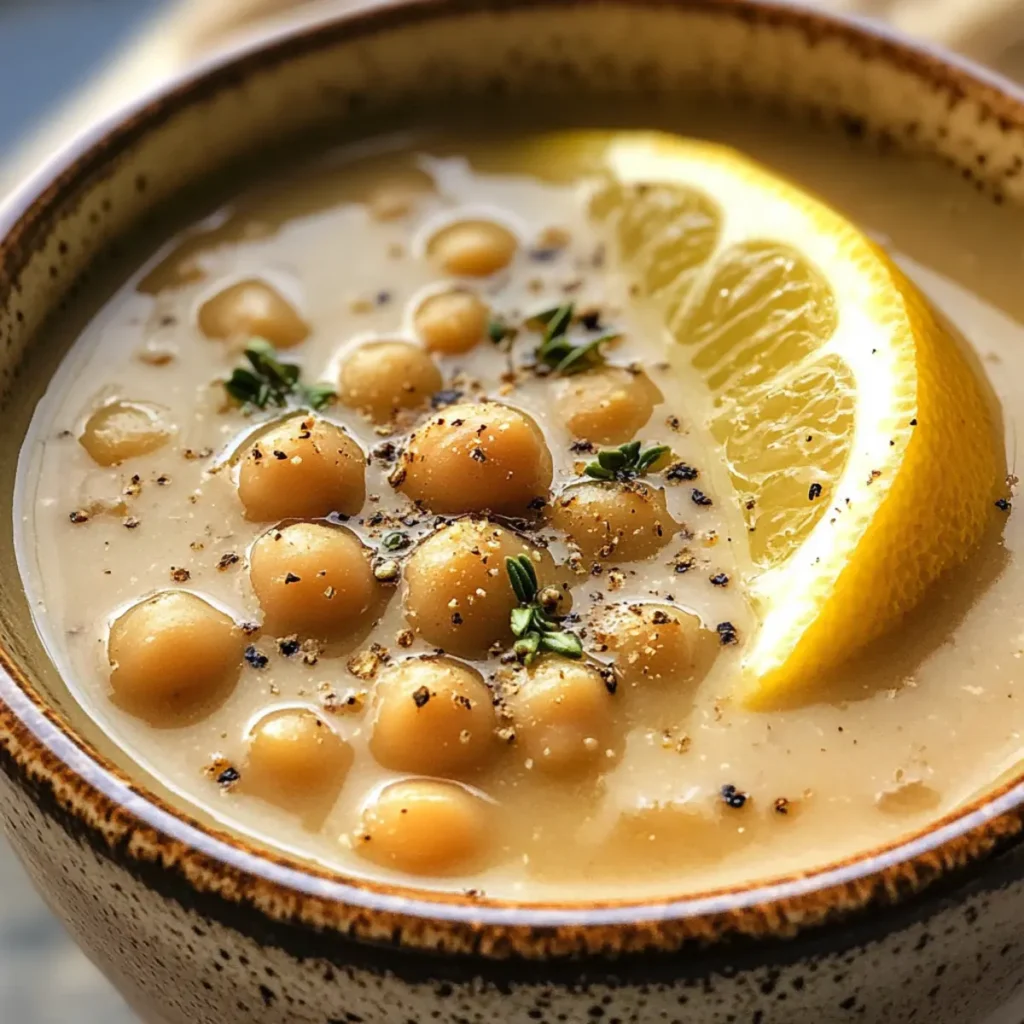 Greek Chickpea Soup