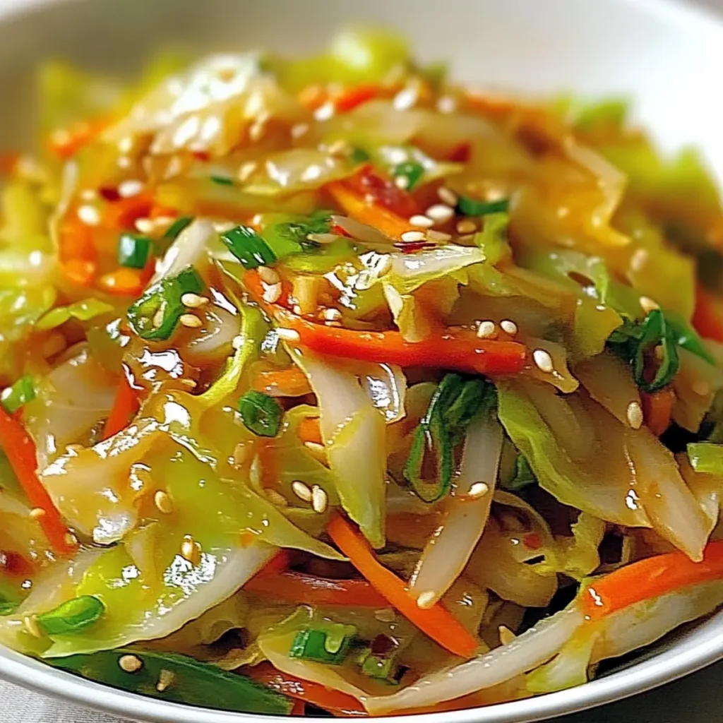 Asian Cabbage Stir Fry
