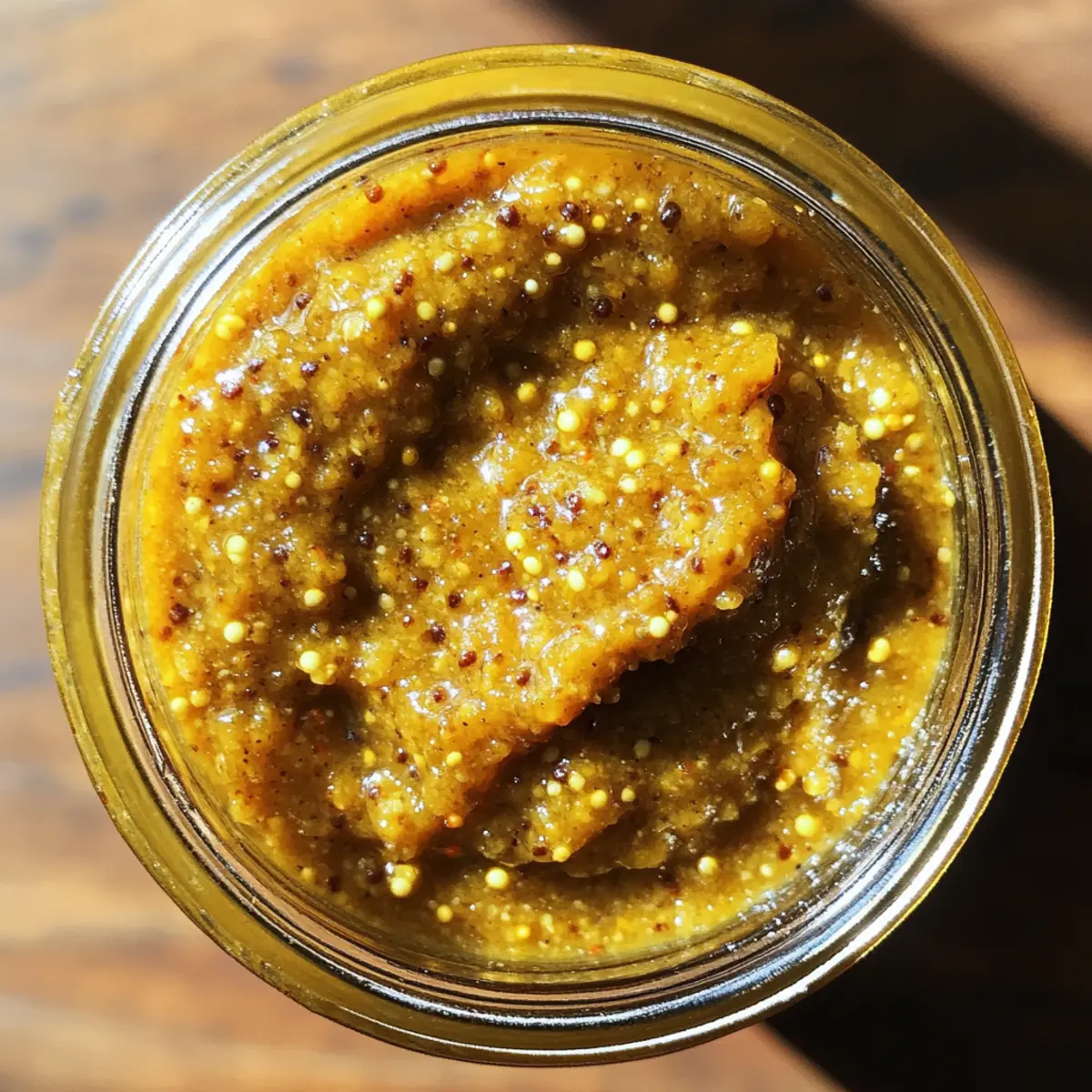 Sweet and Spicy Mardi Gras Mustard