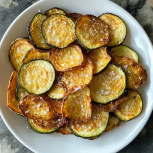Salt and Vinegar Zucchini Chips