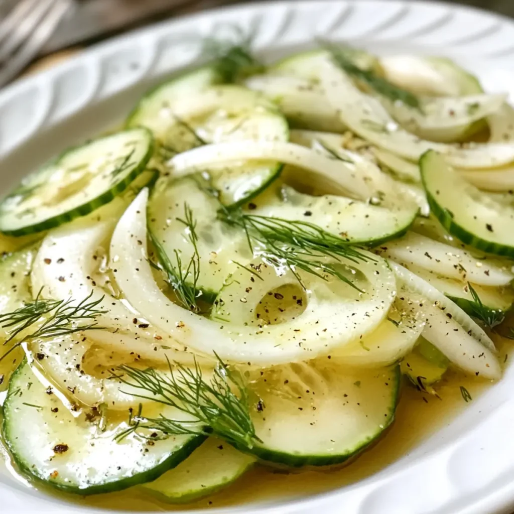 Crisp Fennel Cucumber Salad