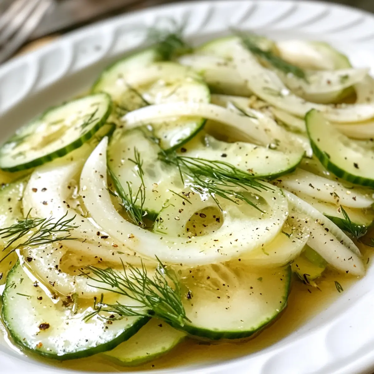 Crisp Fennel Cucumber Salad