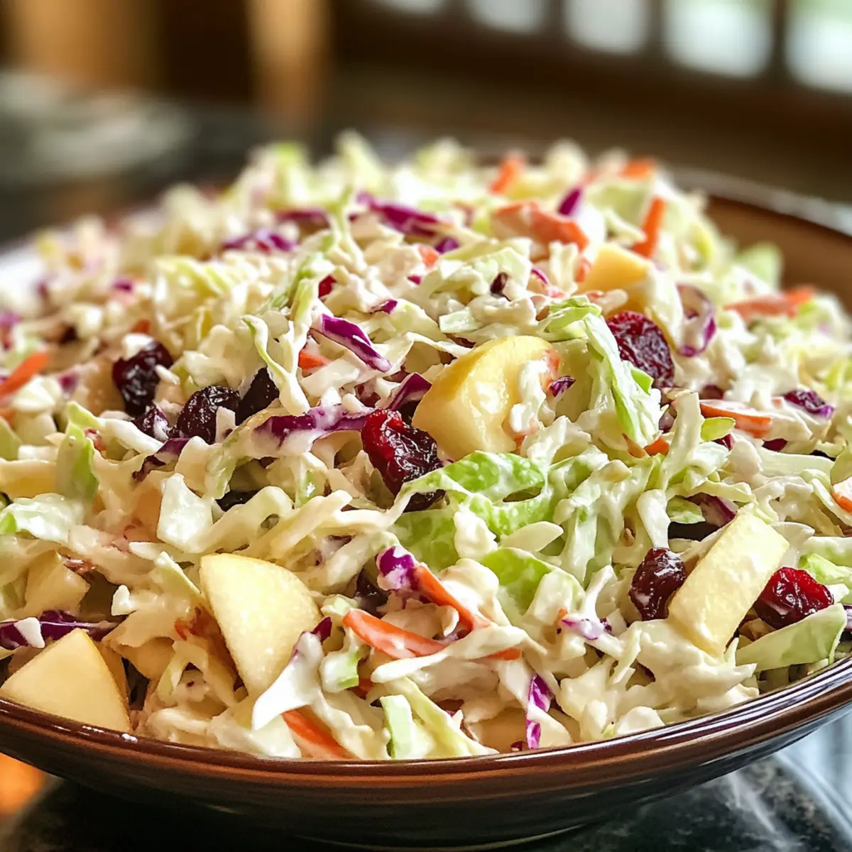 CRANBERRY APPLE COLESLAW