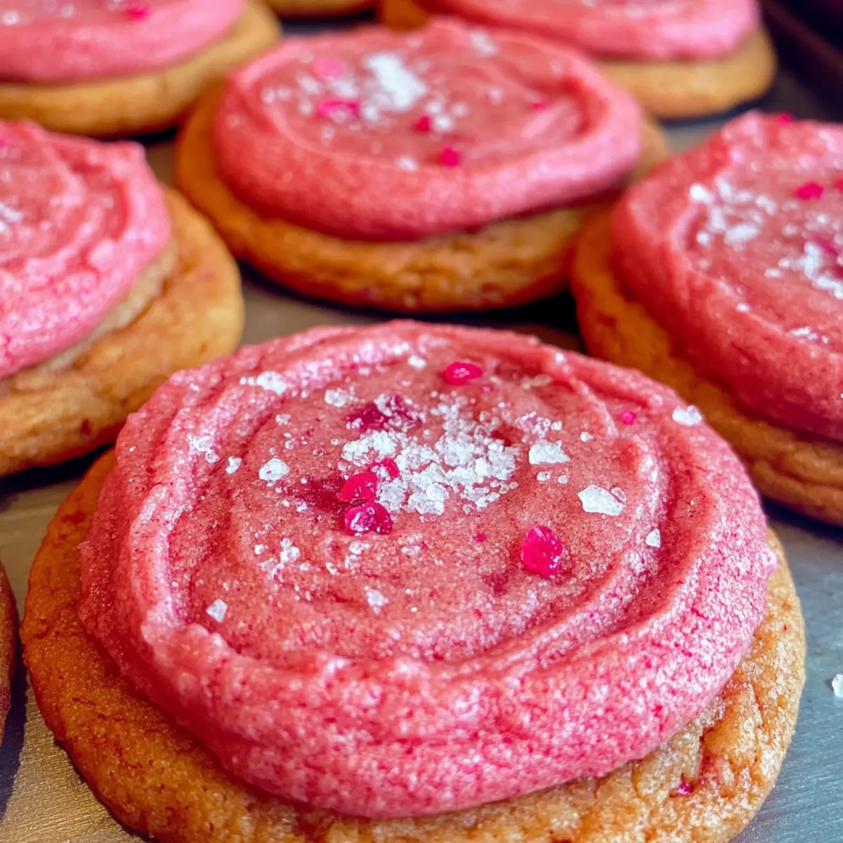 Rose & Beet Pink Cookies