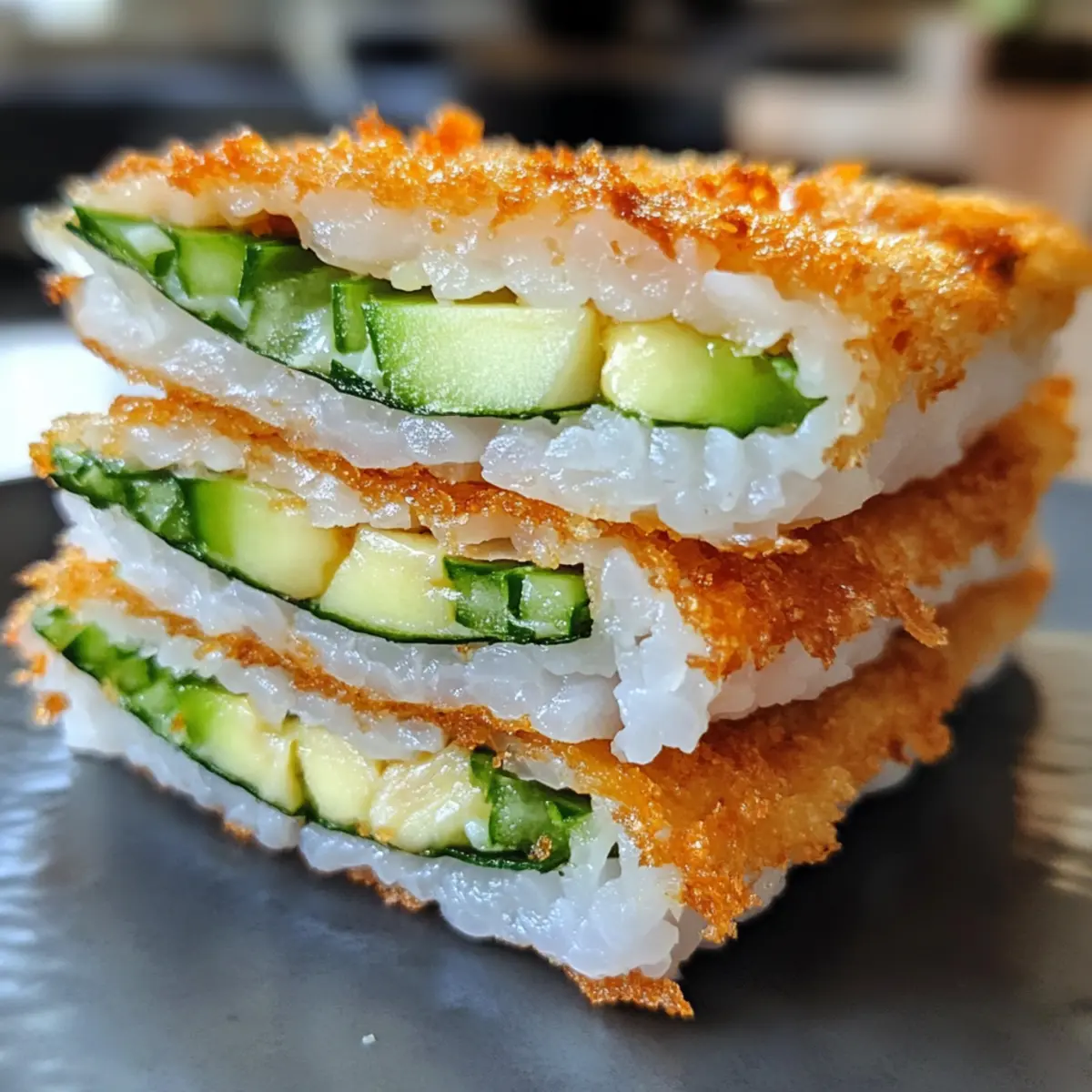California Roll Rice Paper Sushi Sandwich
