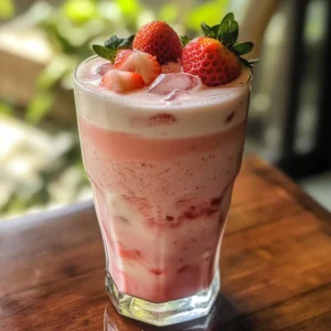 Strawberry Earl Grey Milk Tea