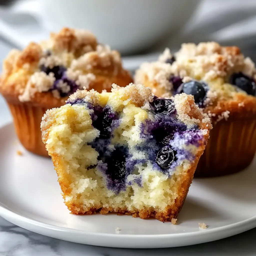 Blueberry Cream Cheese Muffins