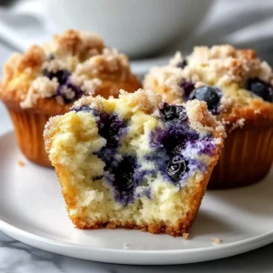Blueberry Cream Cheese Muffins