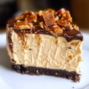 Caramel Toffee Crunch Cheesecake